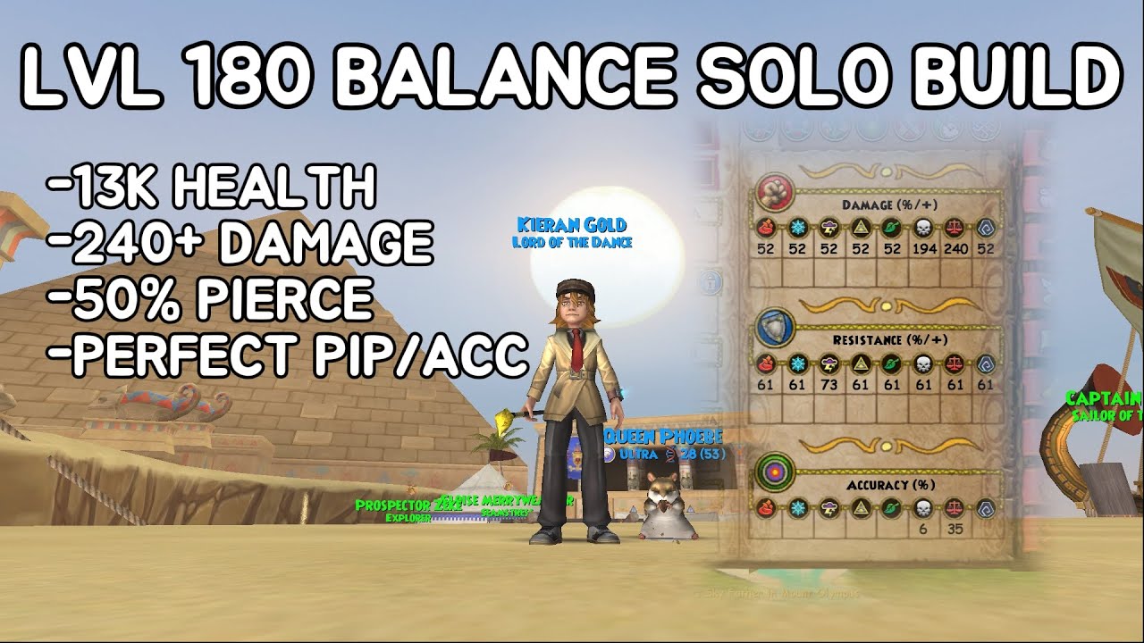 Wizard101 - Level 180 Balance Build Guide