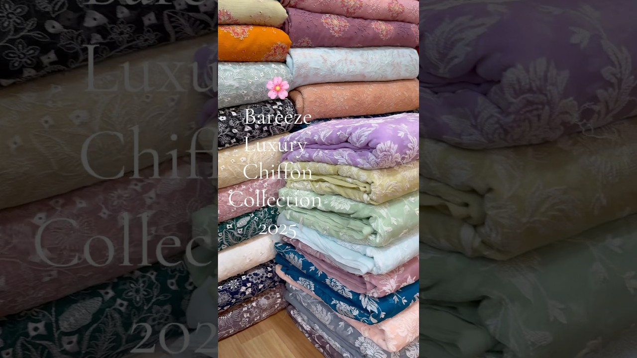 Bareeze Exclusive Chiffon Shirt Dupatta Fancy Collection 2025😍