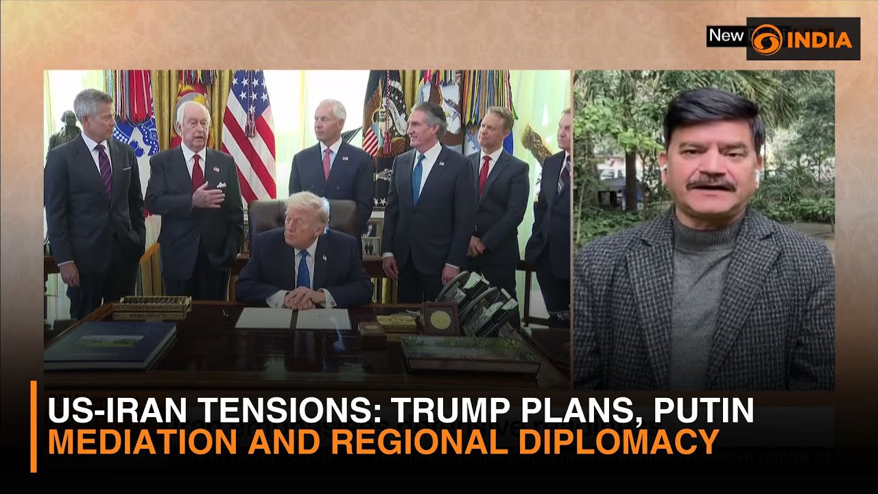 US-Iran Tensions: Trump Plans, Putin Mediation & Regional Diplomacy | DD India