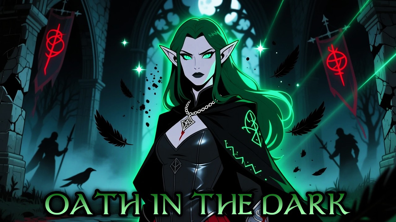 Oath in the Dark | Dark Gothic and Dark Medieval Folk Song (Lyrics Video)