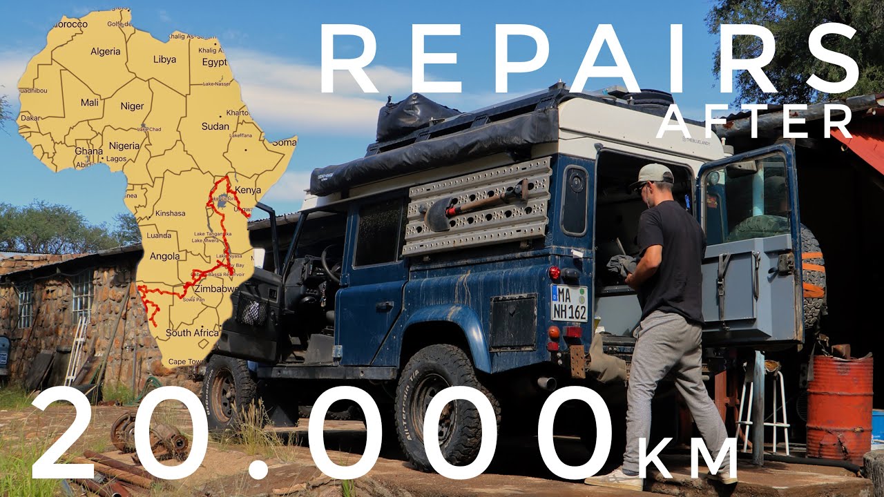 What 20.000 km in Africa did to our car, Maintenance on the Road // EP. 60