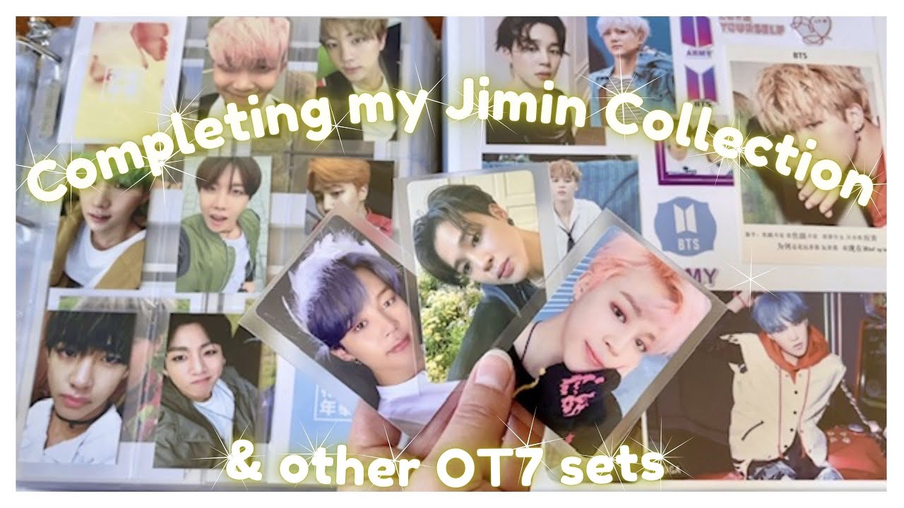 BTS OT7 KPOP collection sorting & Finishing my Jimin Collection!!! (Update my binder with me #1)