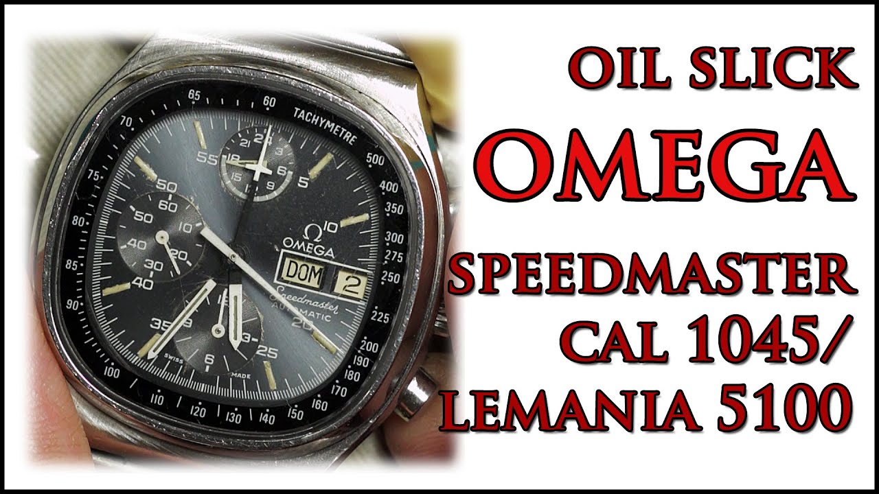 Omega Speedmaster Oil Slick - Omega1045 Lemania 5100