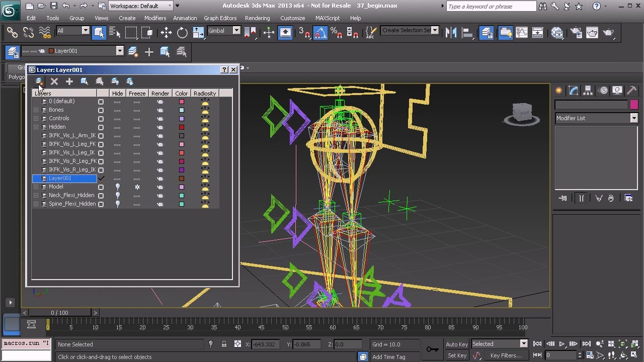 37  Controlling the visibility of our IK and FK controls