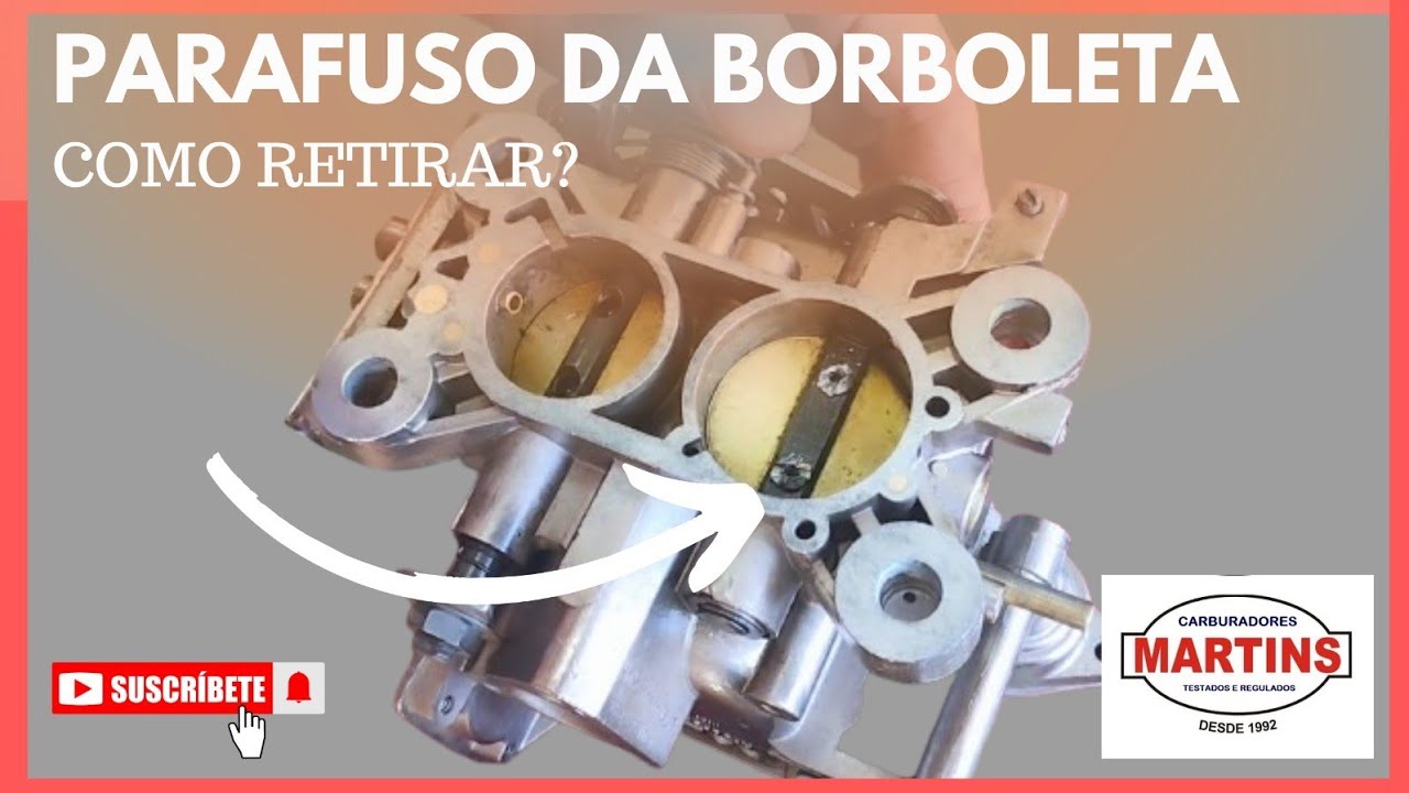 Como RETIRAR o PARAFUSO da BORBOLETA do CARBURADOR?/ Dicas de como retirar/ Ferramentas utilizadas