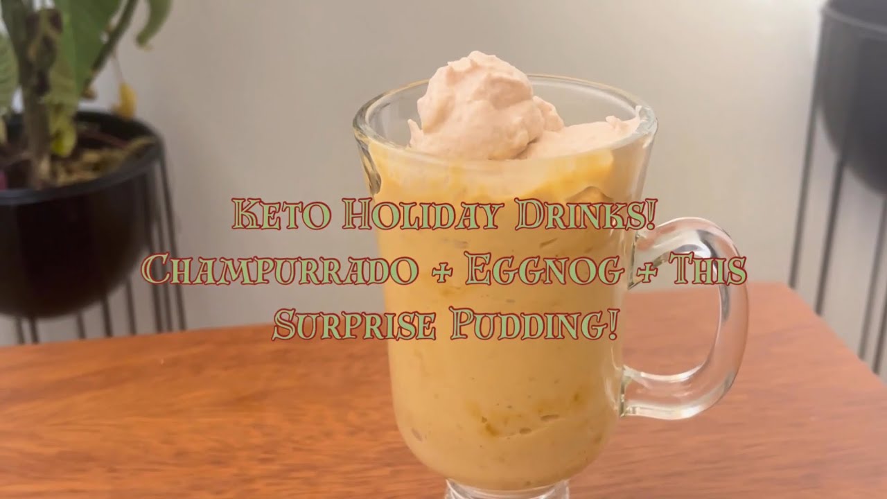 Keto Champurrado & Eggnog Recipe (Instant Pot) | Sugar-Free Holiday Drinks for T1D