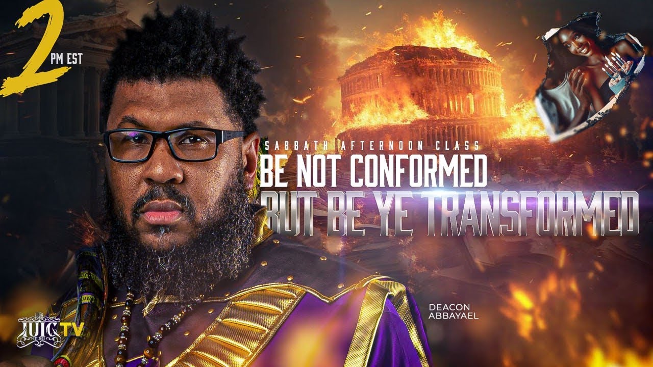 Be Not Conformed: But Be Ye Transformed