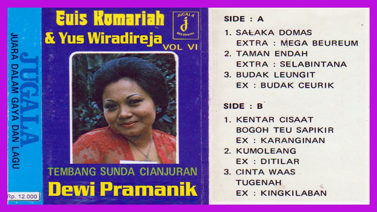 Tembang Cianjuran Déwi Pramanik Vol. VI (Audio Kaset) - Euis Komariah & Yus Wiradireja