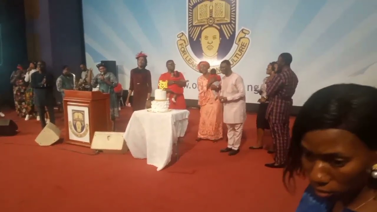 Celebration as Daddy Mike Bamiloye clocks 62. Cake cutting inclusive. Happy Birthday Daddy Mike