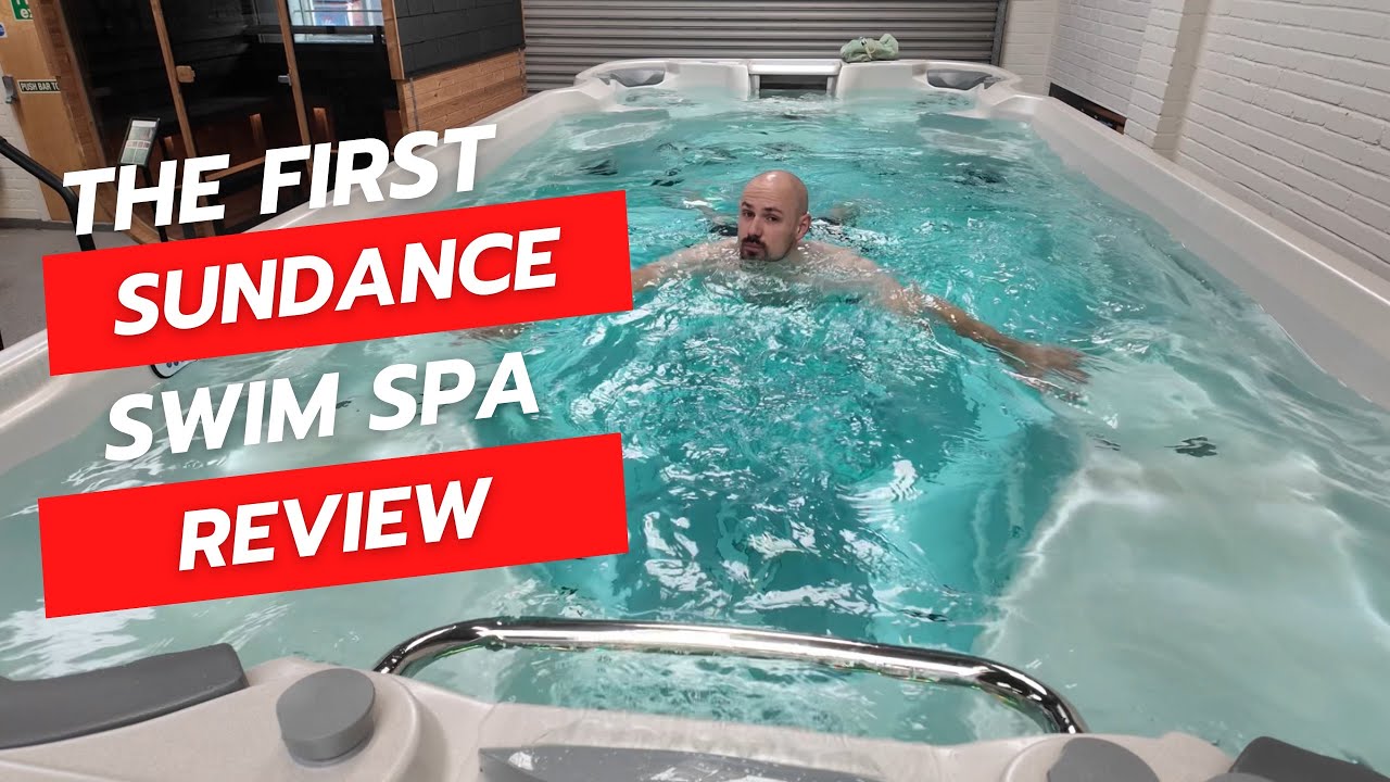 The first Sundance Spas swim spa in the UK, watch our initial swim review.