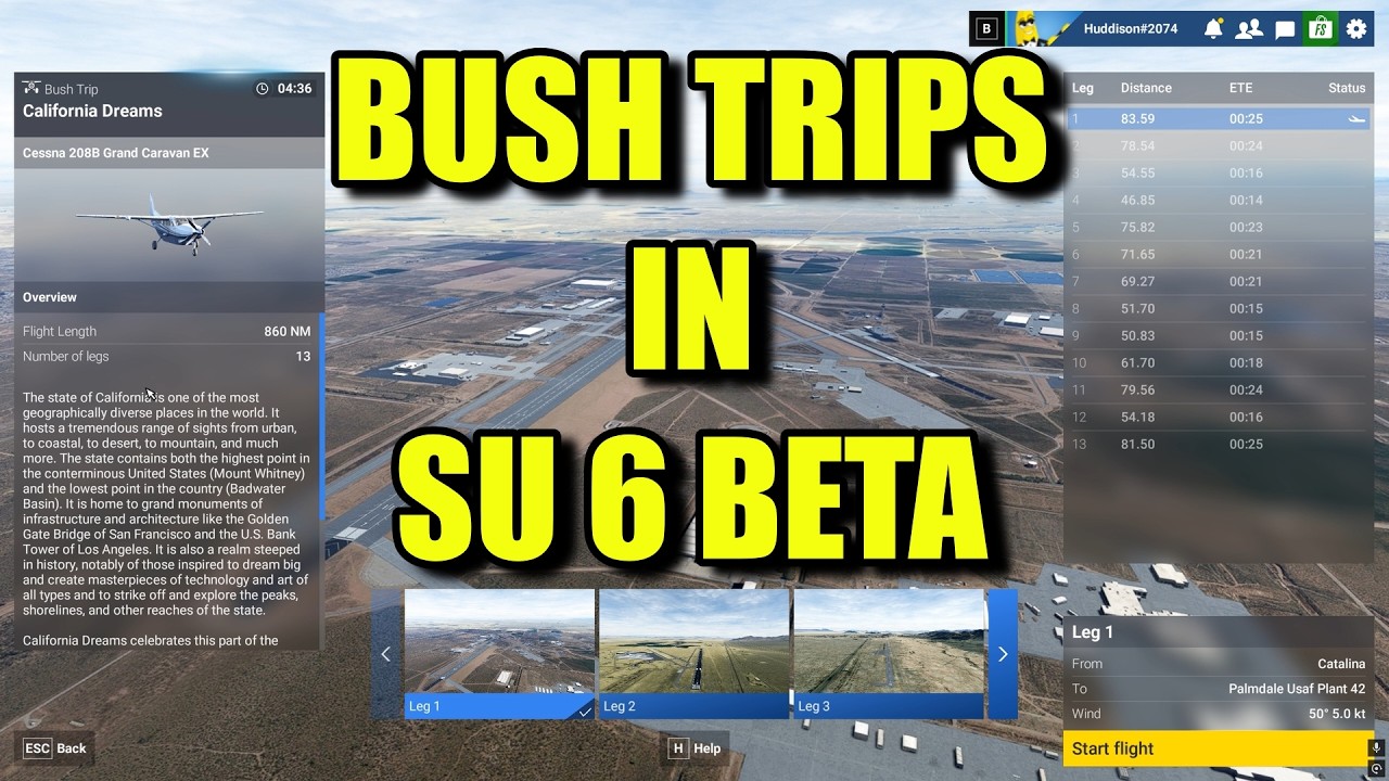 Flight Simulator 2024: Изучаем Bush Trips в бета-версии Sim Update 6!
