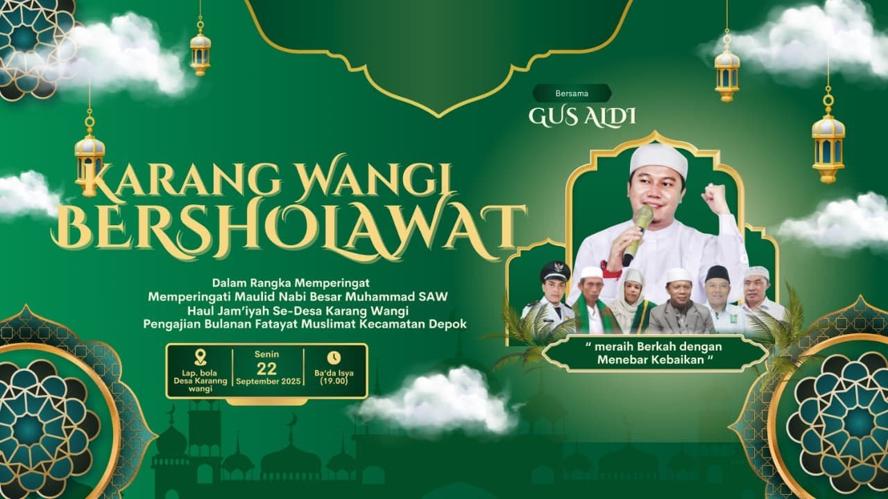 LIVE KARANGWANGI BERSHOLAWAT BERSAMA GUS ALDI || TEMPAT LAP.KARANGWANGI KEC.DEPOK KAB.CIREBON 2025
