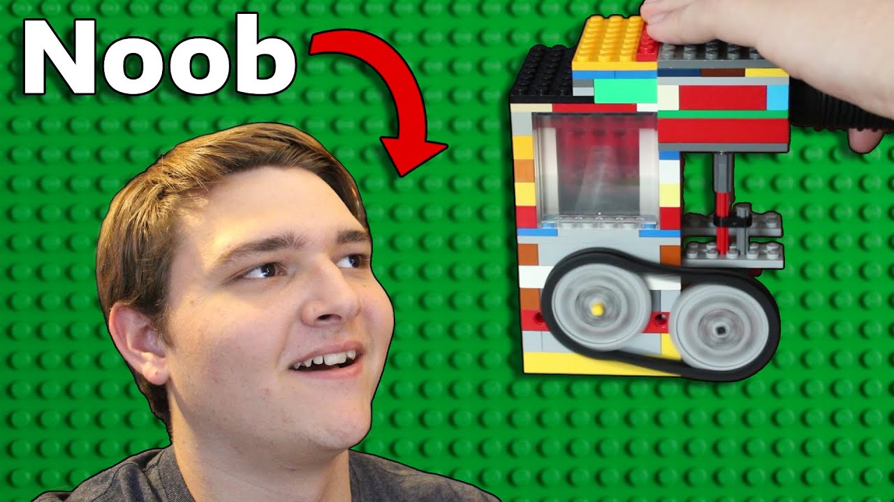 Нуб СНОВА пытается построить вакуумные двигатели LEGO!!