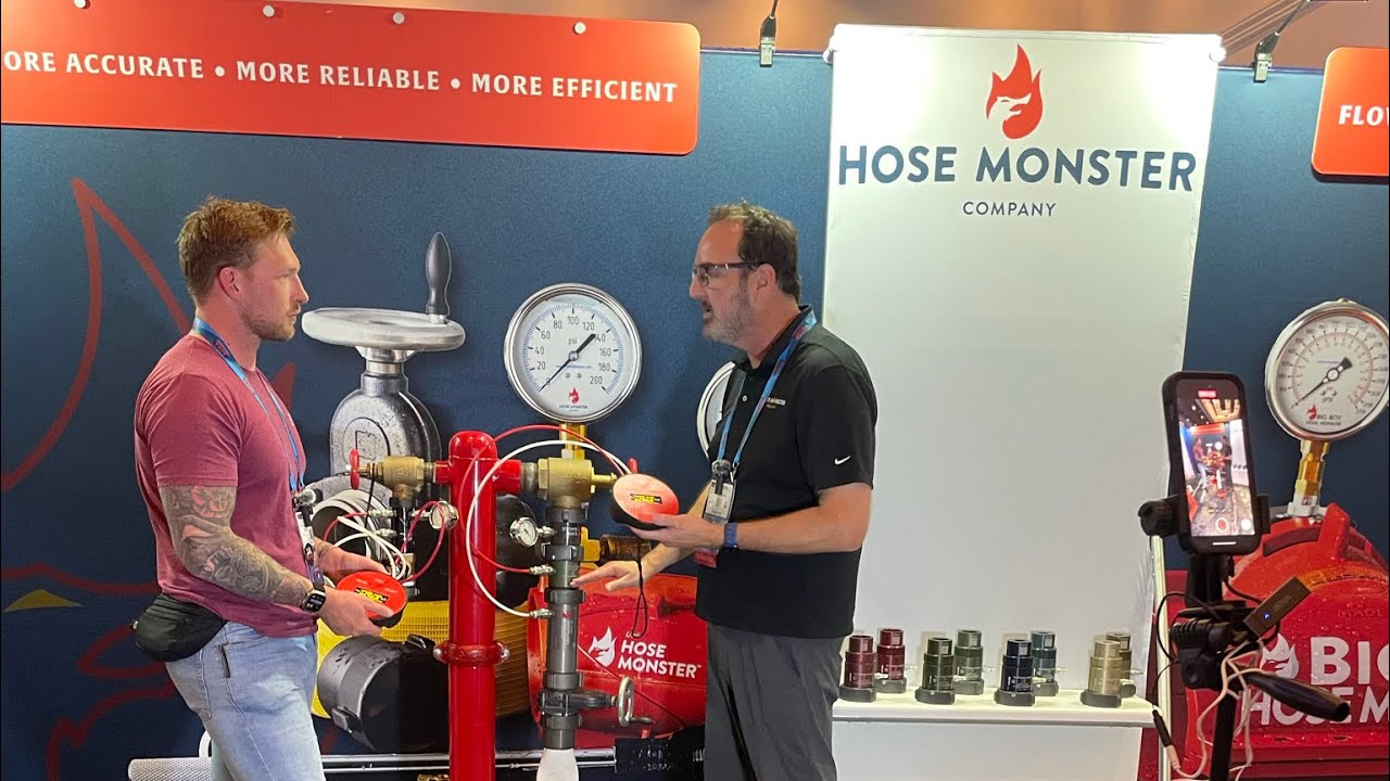 HOSE MONSTER!! Talking In-line Pitotless Nozzle, Smart Monster and more #flowtesting