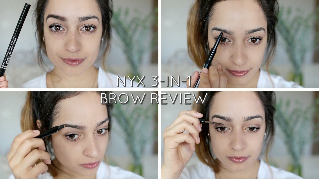 NYX 3-IN-1 BROW PEN REVIEW AND DEMO