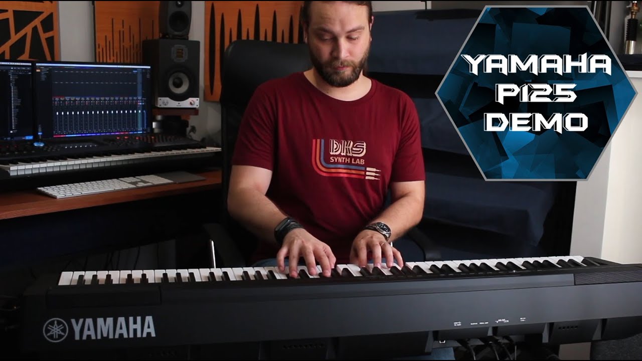 Yamaha P-125A BK Sound Demo | No Talking |