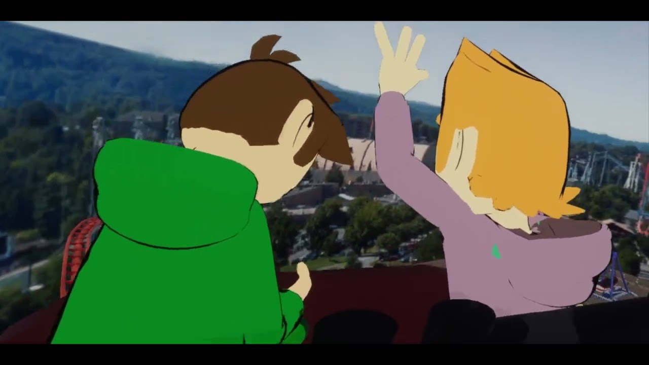 Eddsworld VRC/EW VRC: The Gang Goes To A Themepark
