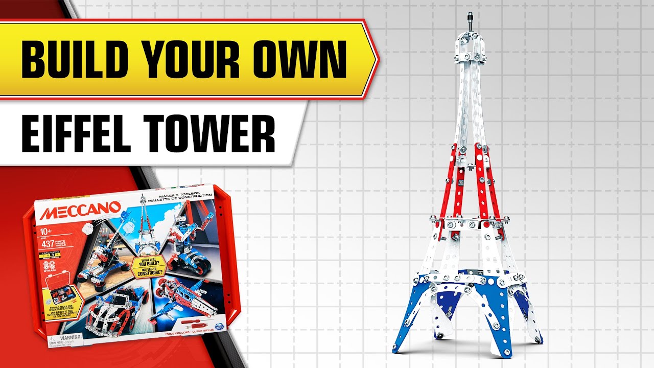 How To Build The Eiffel Tower | Meccano Maker’s Toolbox