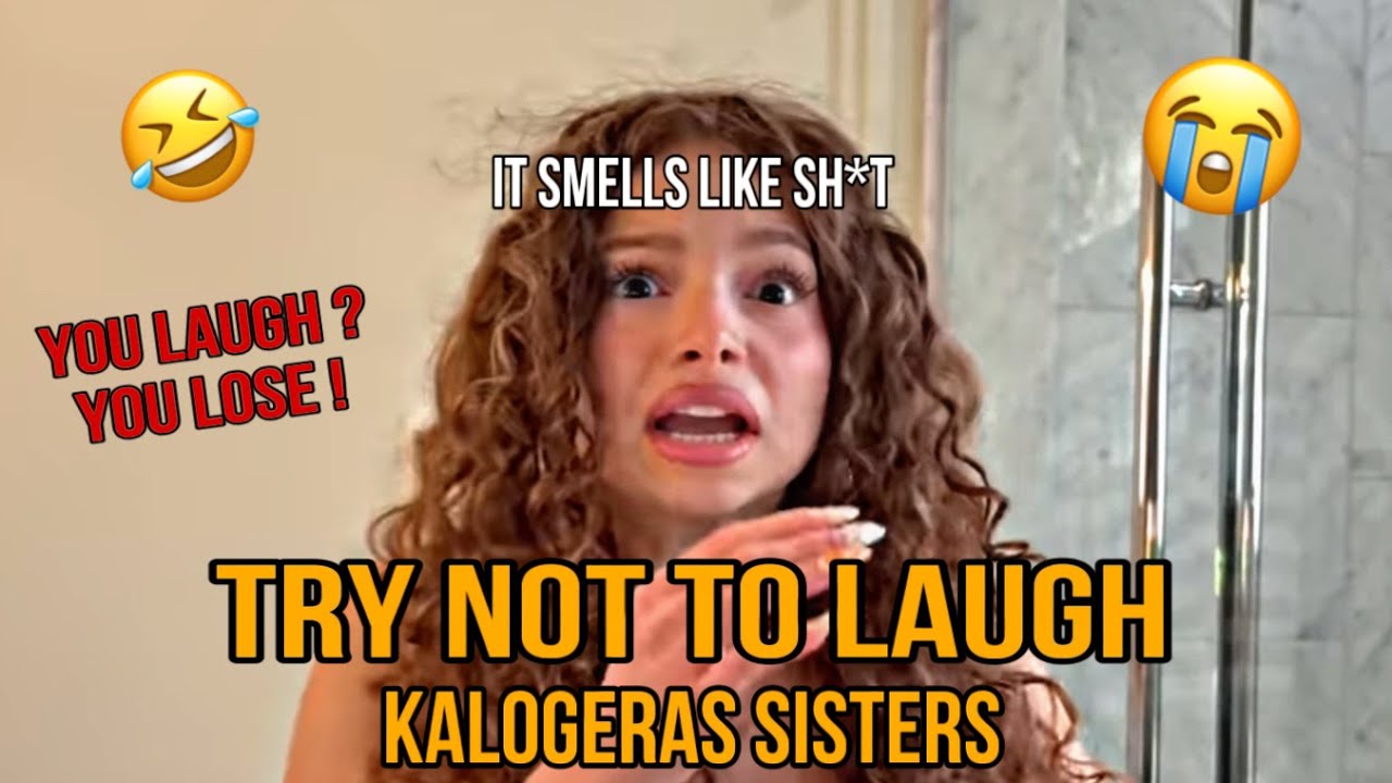 Try Not To Laugh Challenge 😂 | Kalogeras Sisters Edition &ndash; Level: IMPOSSIBLE