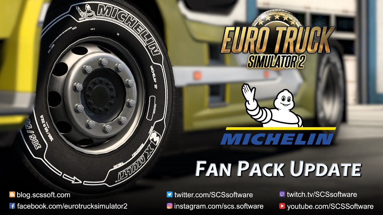Euro Truck Simulator 2: Michelin Fan Pack DLC Update