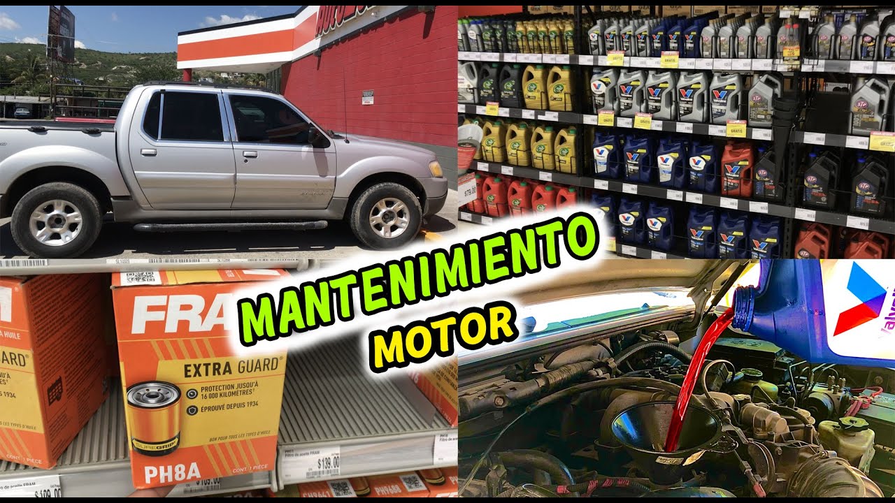 Como Cambio El Aceite y Filtro De motor Ford Explorer Sport Trac/Ford Ranger/ Explorer V6 4.0L SOHC