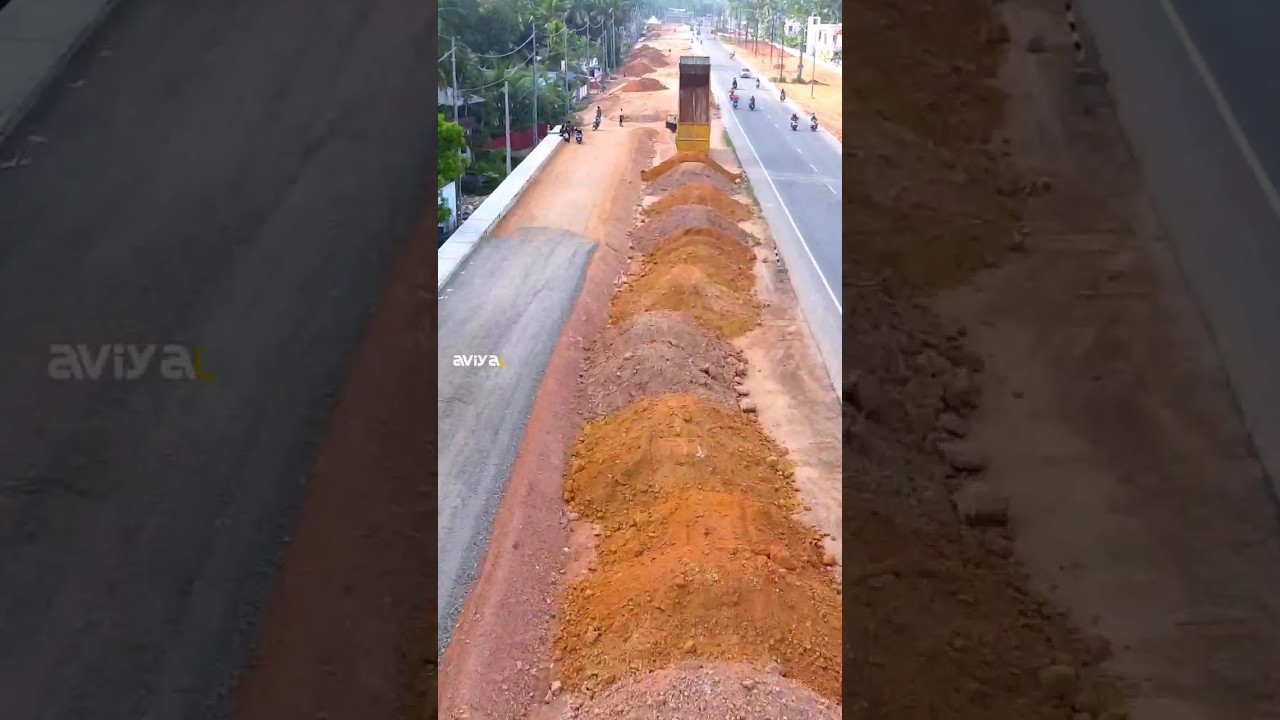 nh 66 work in progress Alappuzha -kerala #nh66 #travel #roaddevelopment #nationalhighway #tourism