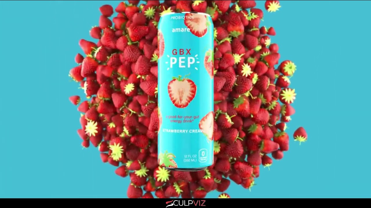 PEP Drink | Products Animation | Sculpviz