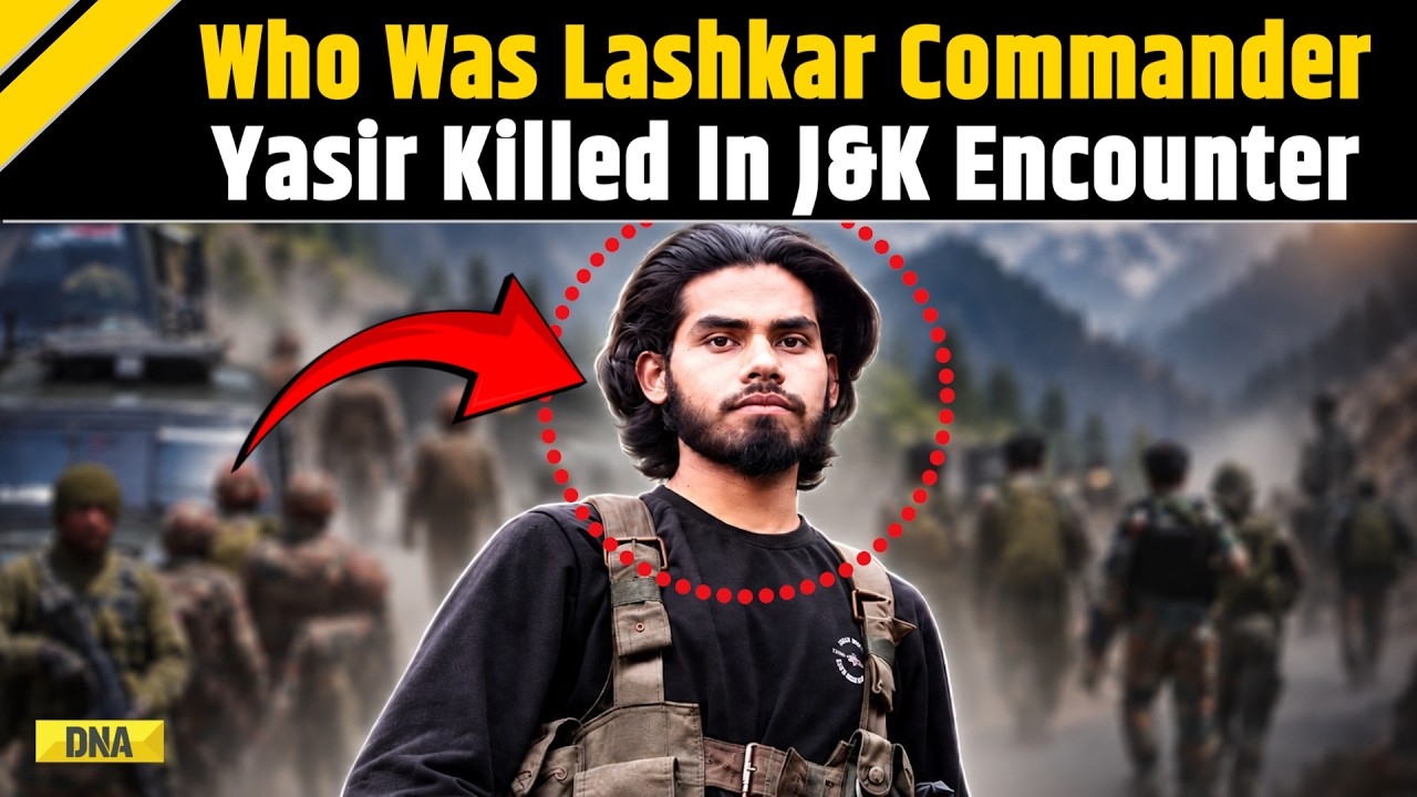 J&K News: Who Was Pakistan-Based Lashkar Commander Yasir Killed In Gunfight With Army In Budgam