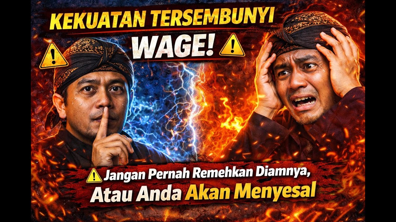 KEKUATAN TERSEMBUNYI WAGE! ⚠️ Jangan Pernah Remehkan Diamnya, Atau Anda Akan Menyesal !!!