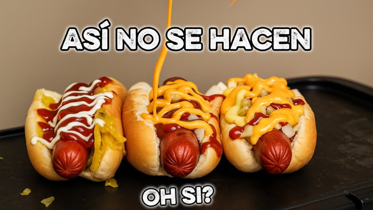 Perros Calientes Callejeros Hechos en Casa 🌭✅