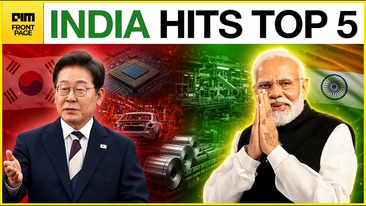 BREAKING: India Just Overtook South Korea: The $1 Trillion Factory Boom