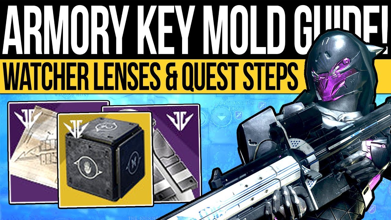 Destiny 2 | KEY MOLD & UNDERBELLY GUIDE! How to Get Watcher Lenses Solo, Armory Key & Mysterious Box