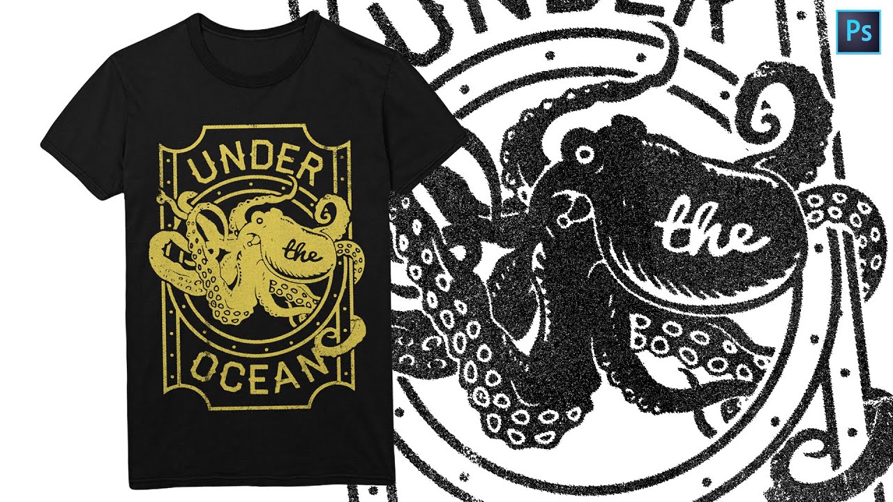Creating A Shirt Design In Photoshop   Ep 1 / Pt 1