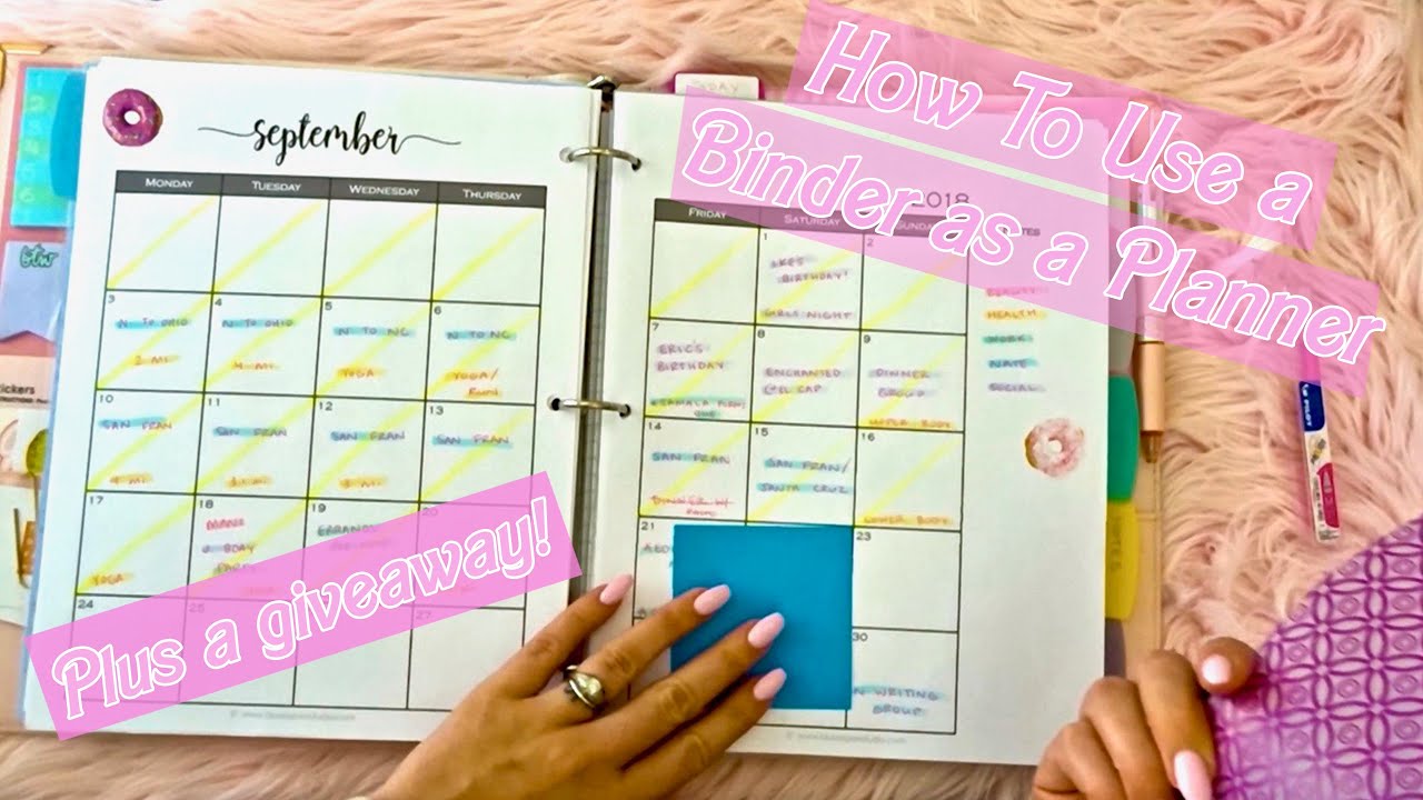 BINDER PLANNER SYSTEM + GIVEAWAY