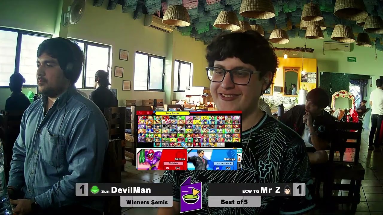 Menu N - SUN | DevilMan vs. ECW / TG | Mr.Z - Winners Semis