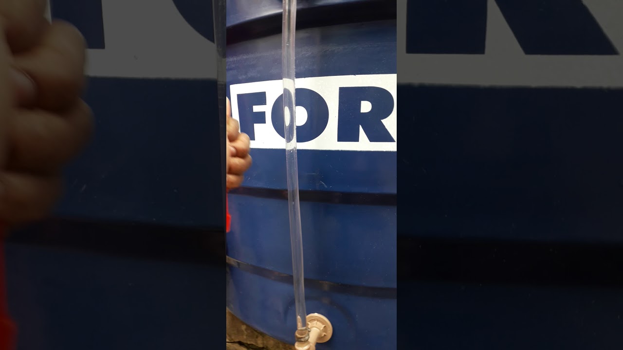 Nível de tanque caseiro (rápido fácil e barato)