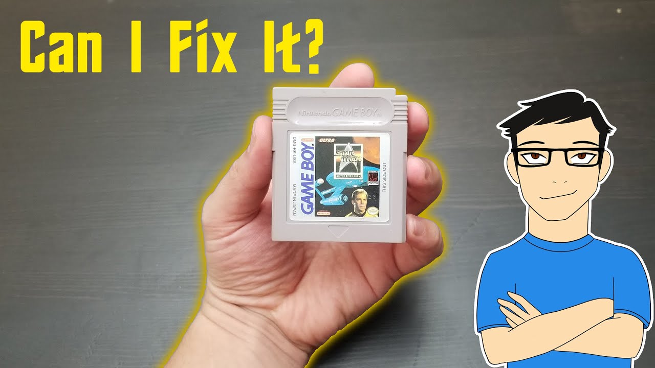 Broken GameBoy Game- Can I Fix It?