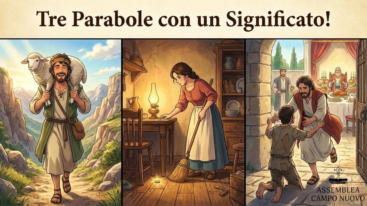 La Pecora smarrita, la Dramma e il Figlio Prodigo! Vangelo di Luca 15