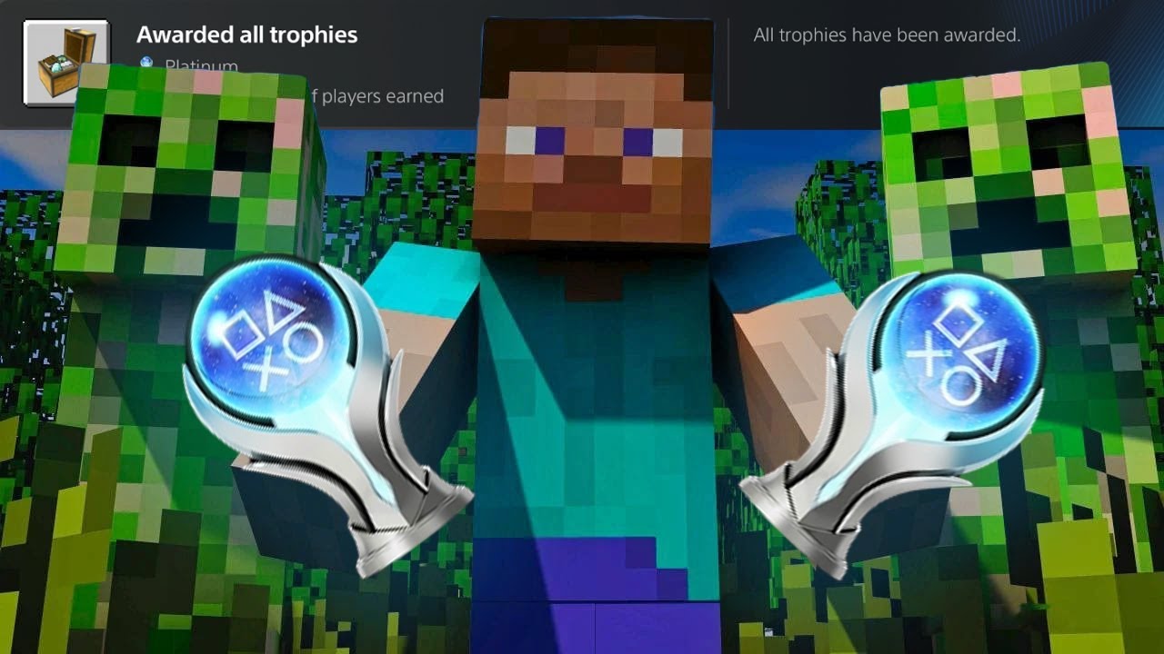 MINECRAFT’s PS3 Platinum Trophy is pure Nostalgia