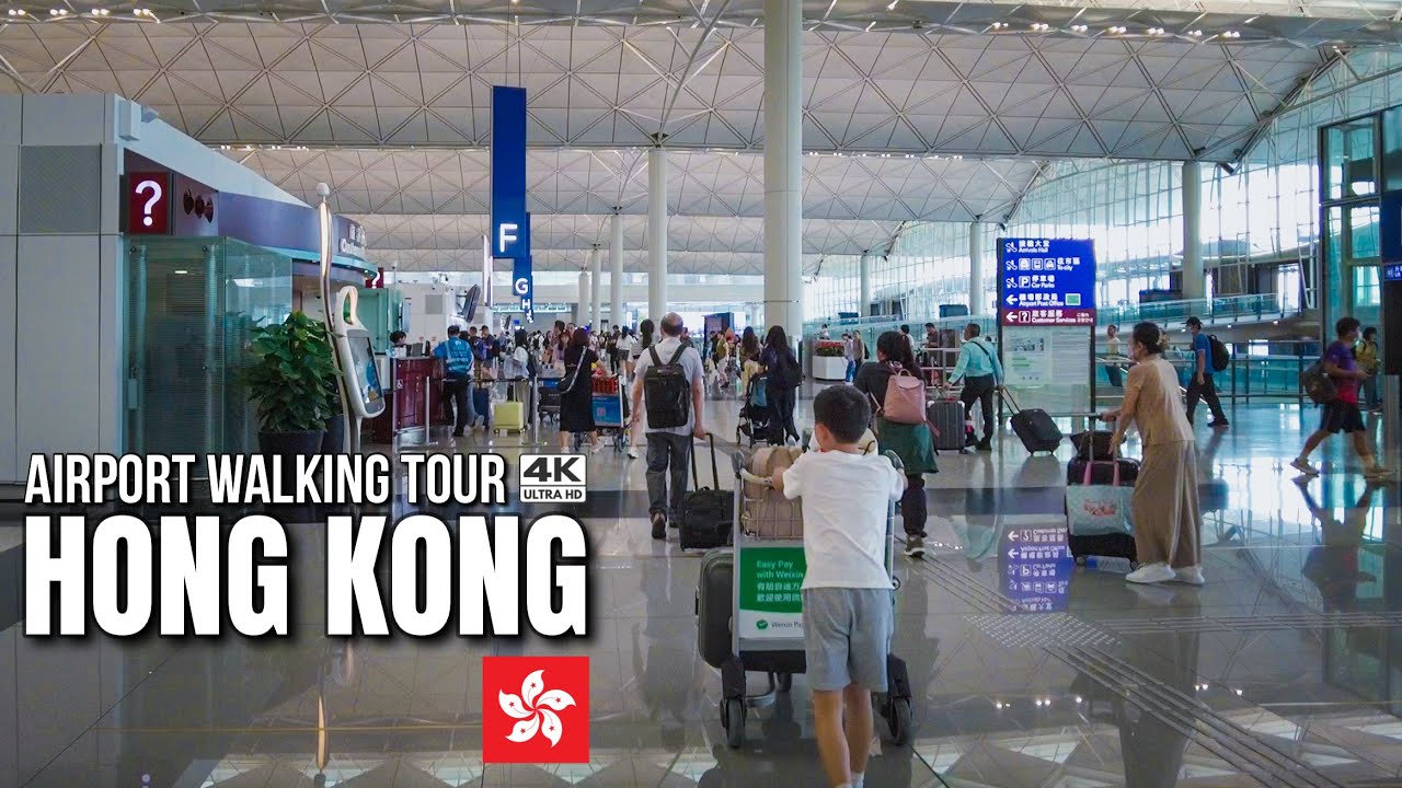 Hong Kong International Airport Walking Tour 2025【4K】