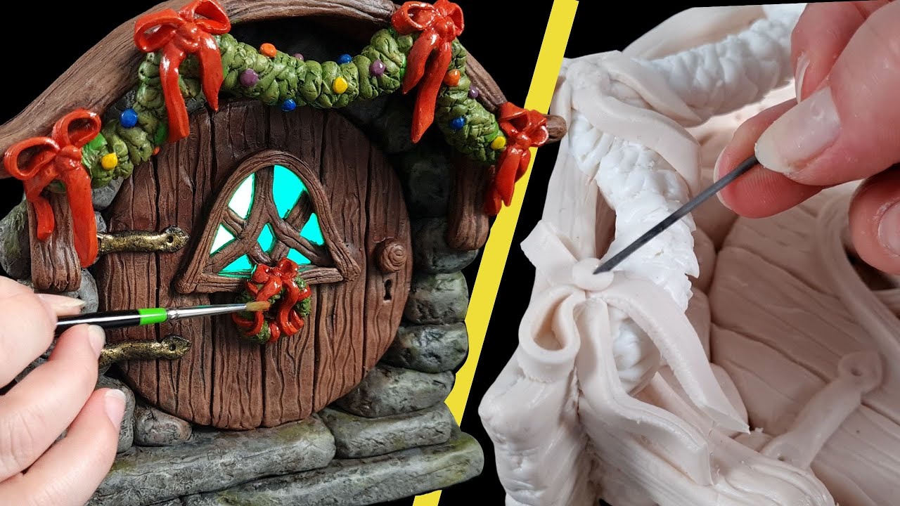 Sculpting LOTR HOBBIT Door in Polymer CLAY