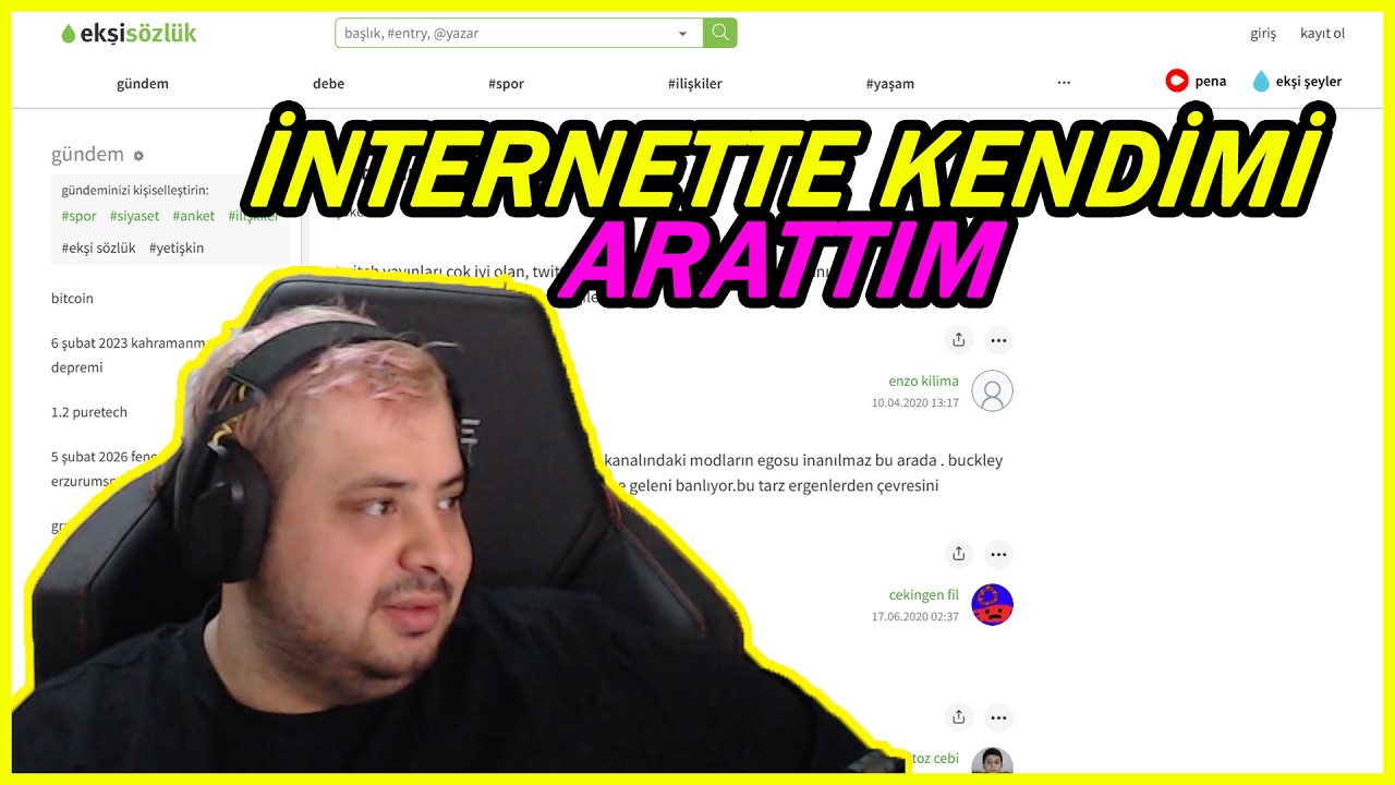 BATUHANFURKAN5 - İNTERNETTE KENDİNİ ARATIYOR