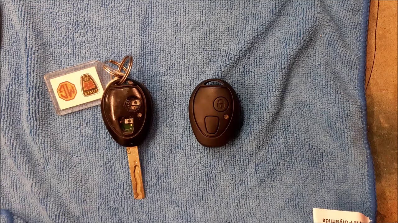 Replacing the key fob cover Shell on our rover 75