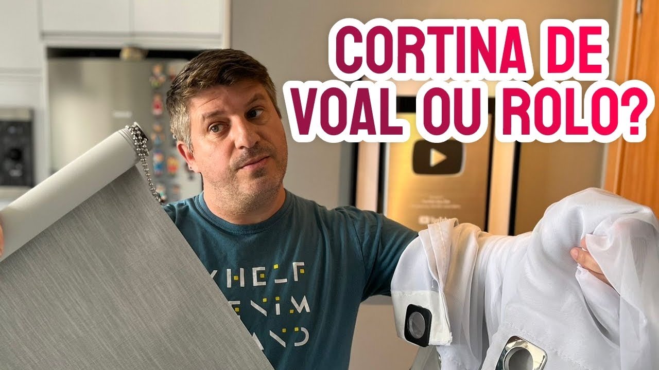 Persianas de Rolo ou Cortina de Voal?