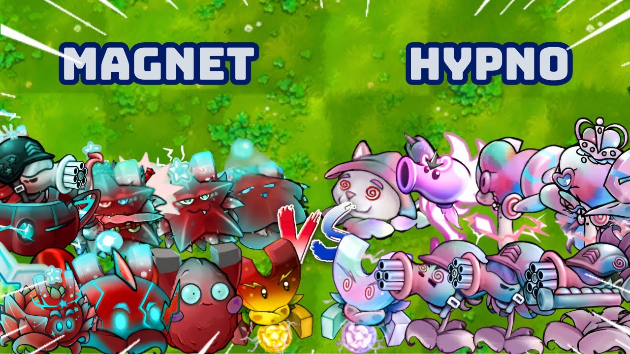 PvZ1 Fusion 3.2 Challenges!!! Team MAGNET vs Team HYPNO | Who Will Win???