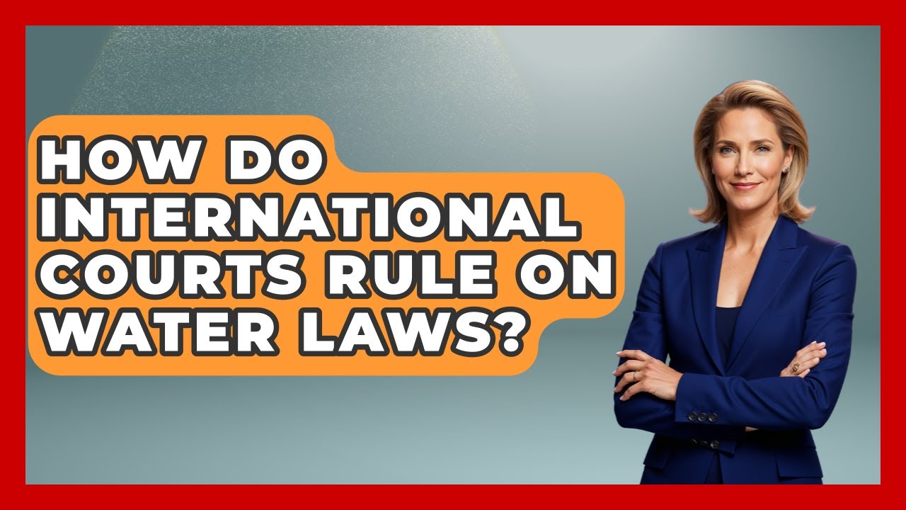 How Do International Courts Rule On Water Laws? - Water Science For Everyone