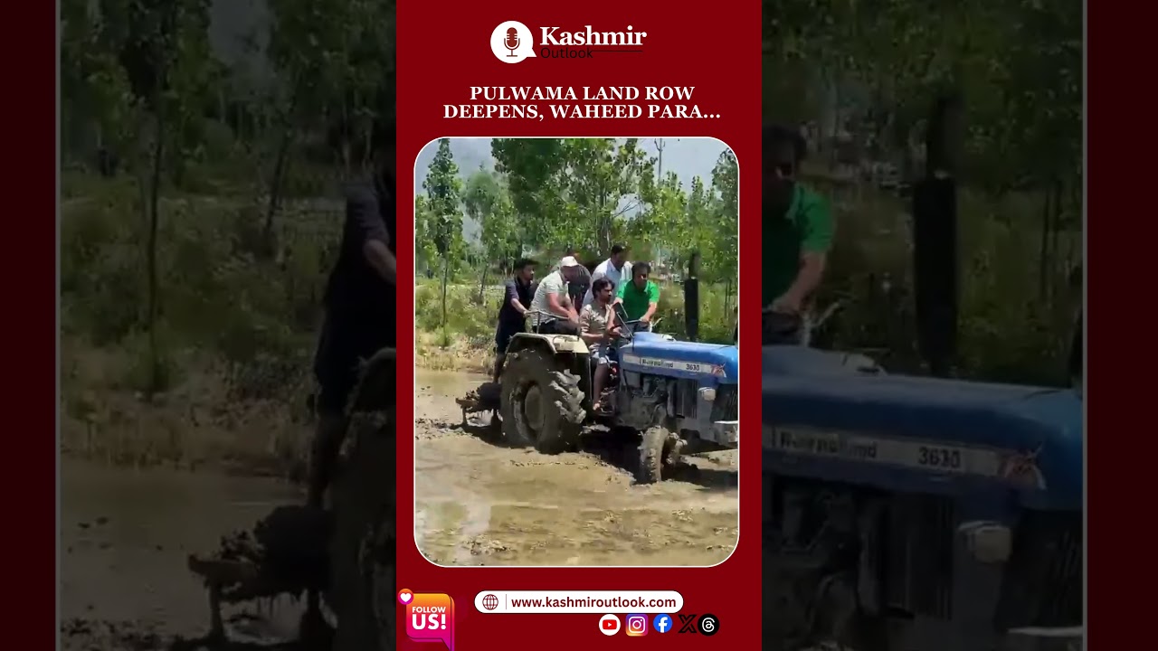 Pulwama MLA Leads Symbolic Paddy Plantation Against Land Acquisition | Kashmir Outlook