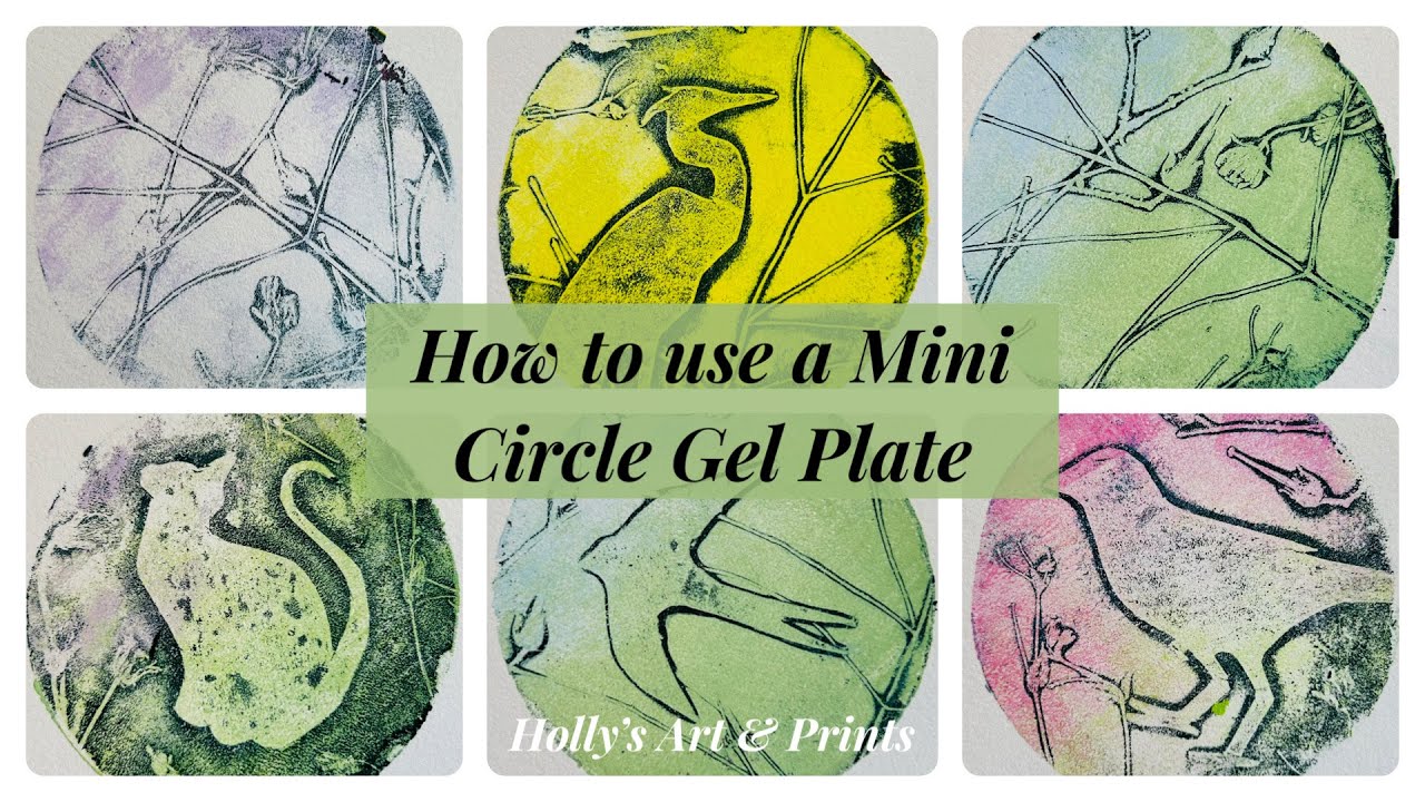 How to use a Mini Circle Gel Plate