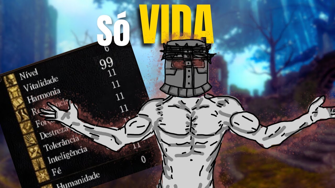 Tentei zerar DARK SOULS upando APENAS VIDA, fiquei imortal? 