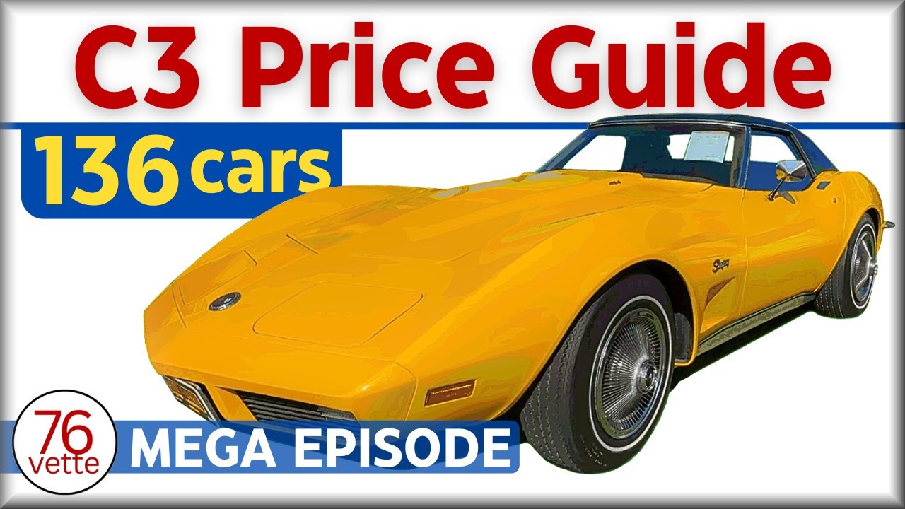 World’s LARGEST C3 Corvette VALUE GUIDE